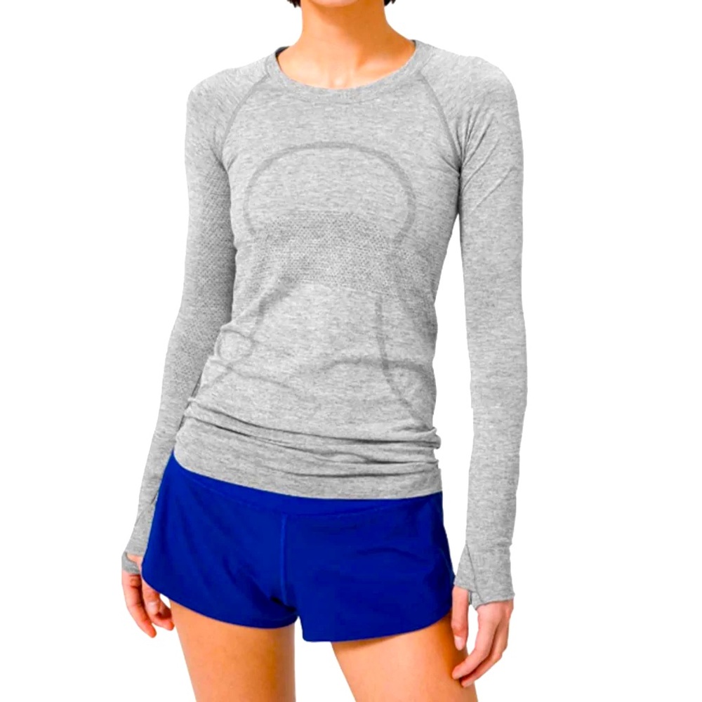 Lululemon 2.0 Gray Long Sleeve Swiftly Tech